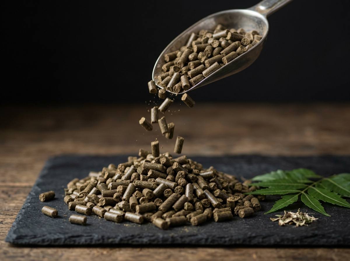 Enriched neem pellets